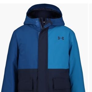 Under armour boys quarry jacket size 4 BLUE NEW WITH TAGS